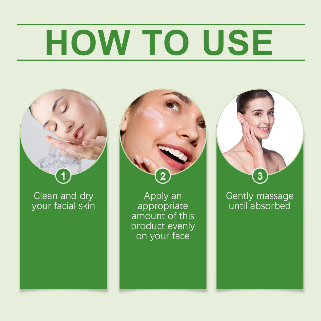 Green Tea Moisturizing Face Cream Gloss Oil Control Clean Balance Skin Moisturizing Moisturizing Skincare Set